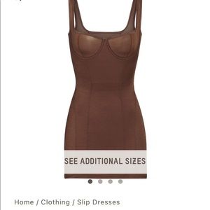 Skims Glissenette corset dress size XXS